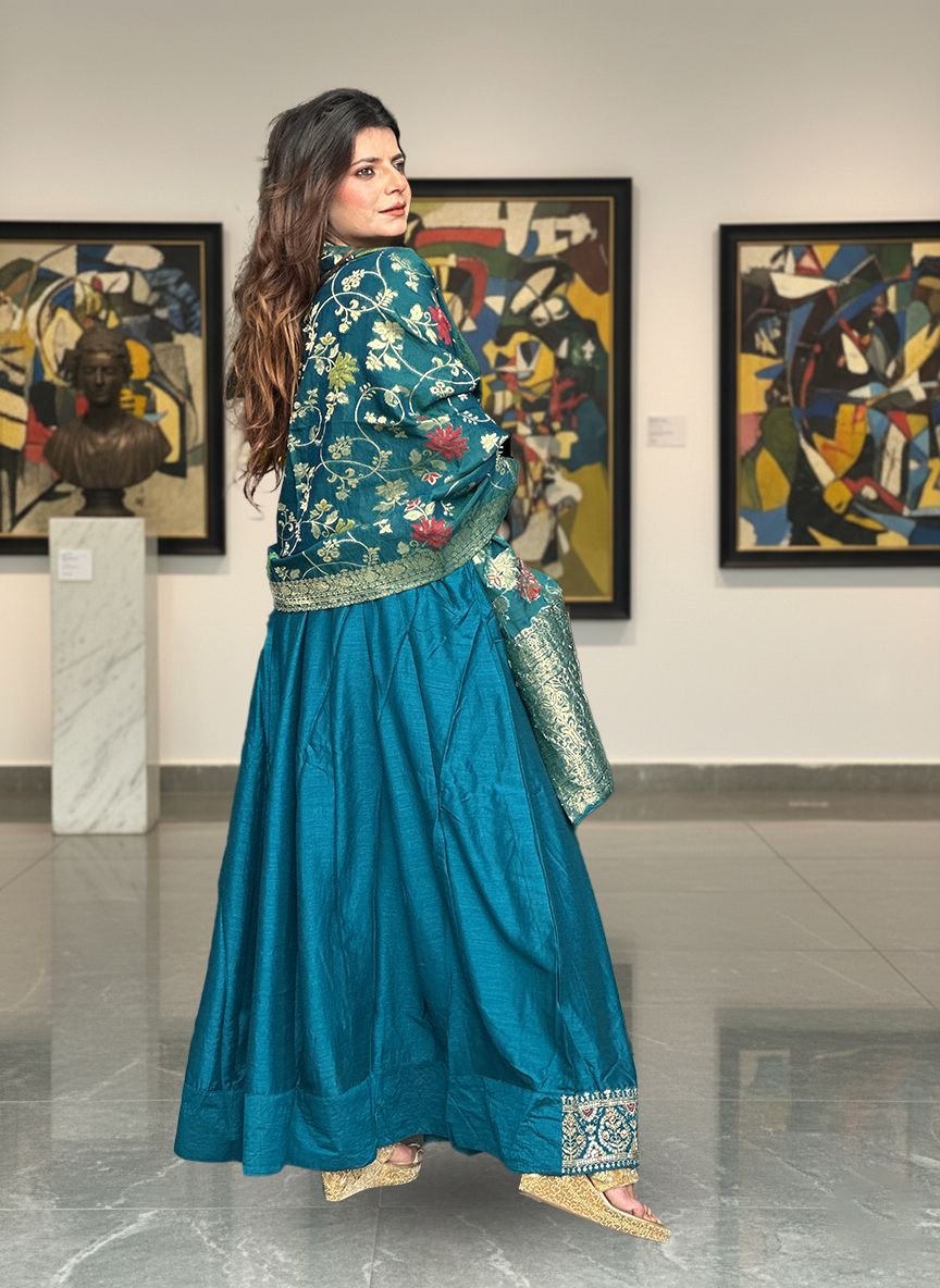 Blue Anarkali Suit