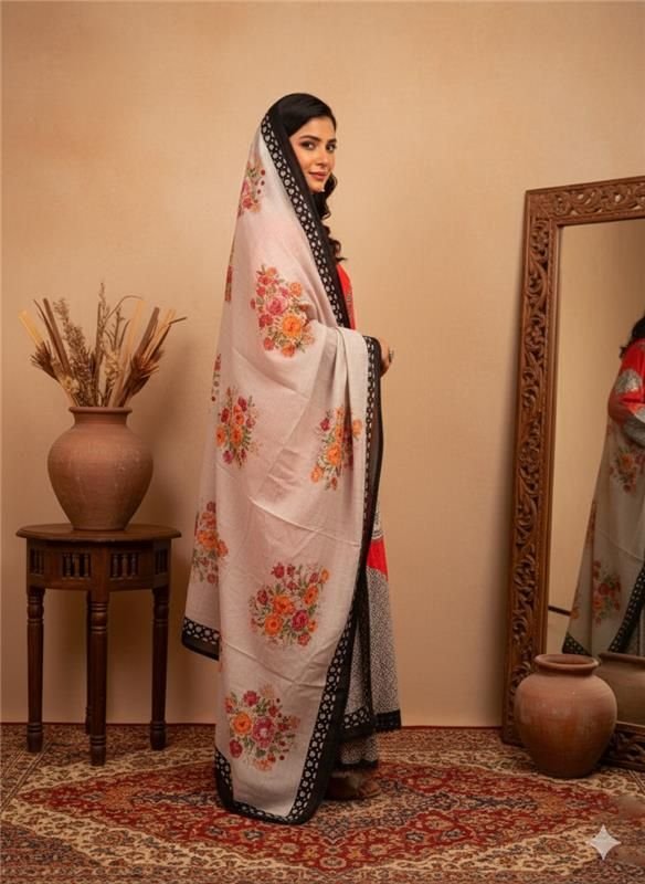 Pakistani Unstitched Lawn Suit - Premium Collection