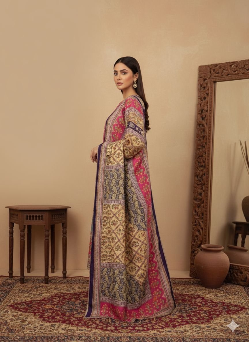 Pakistani Unstitched Lawn Suit – Premium Collection