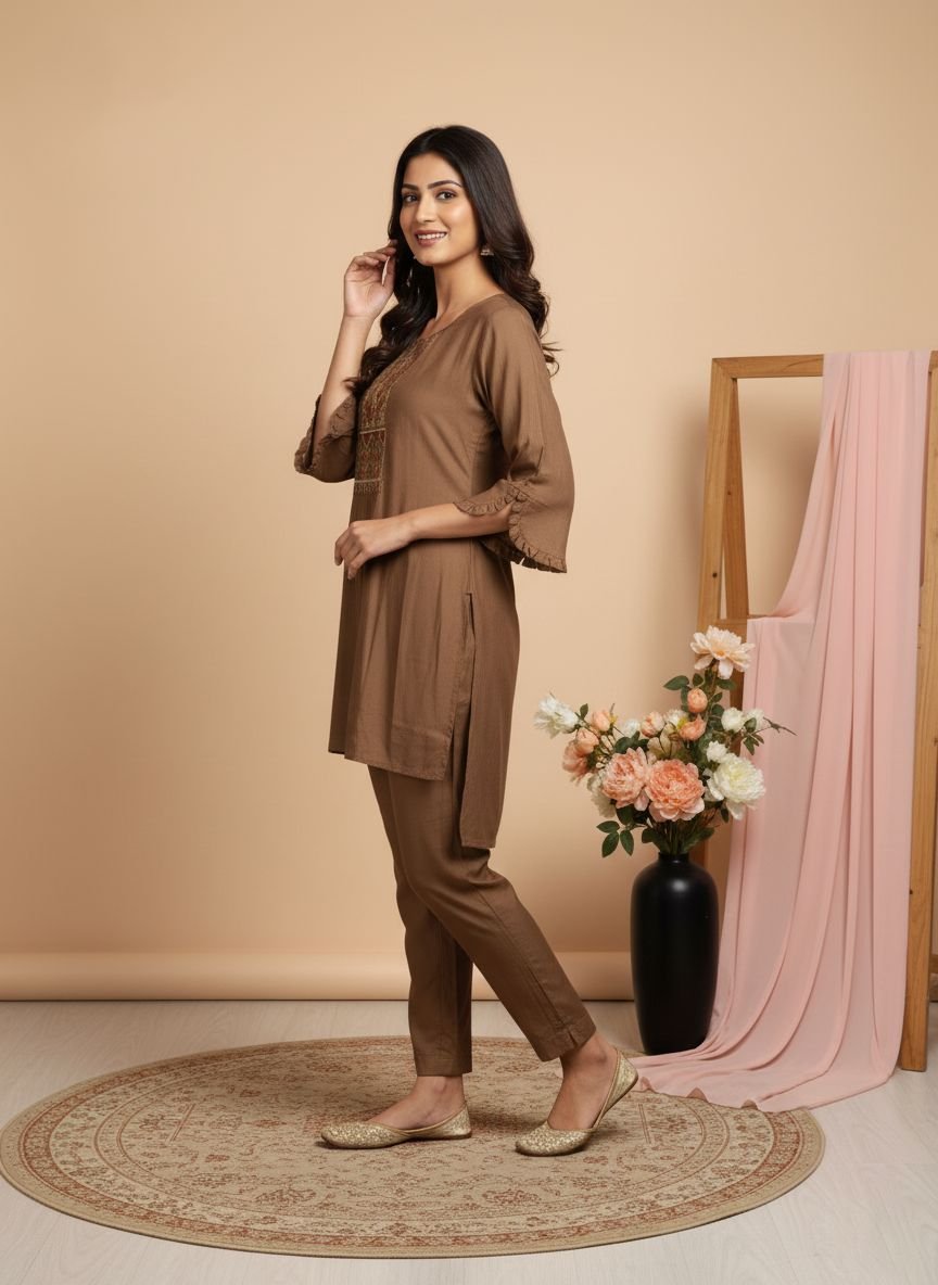 Brown co-ord set