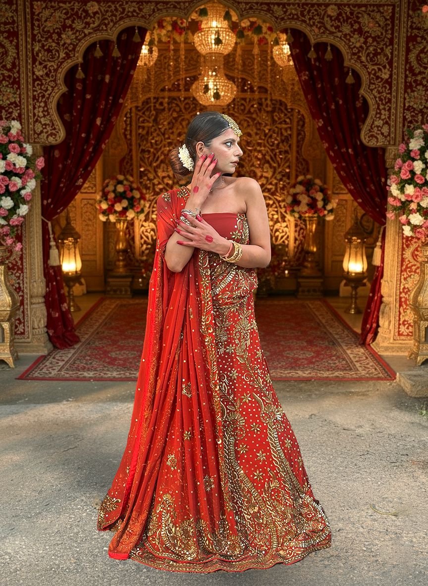 Royal Bridal Red Lehenga