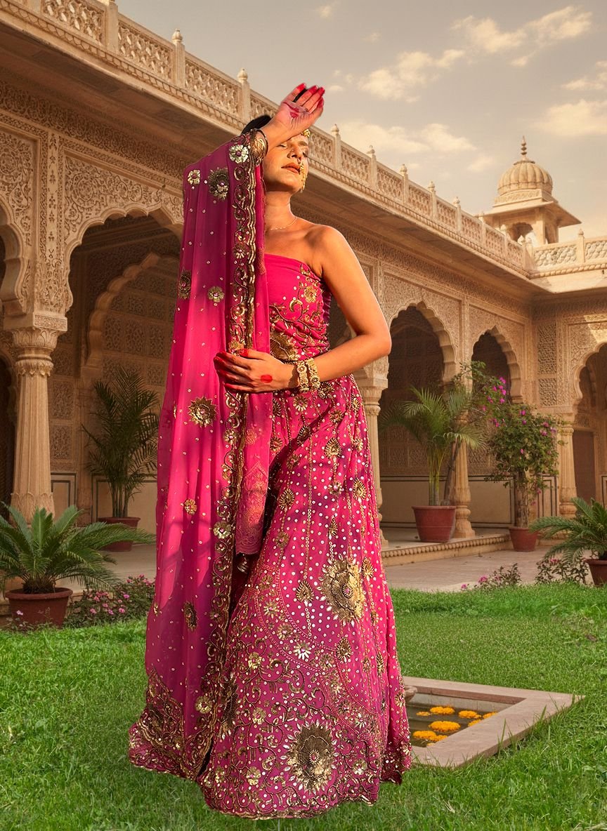 Queen Pink Lehenga
