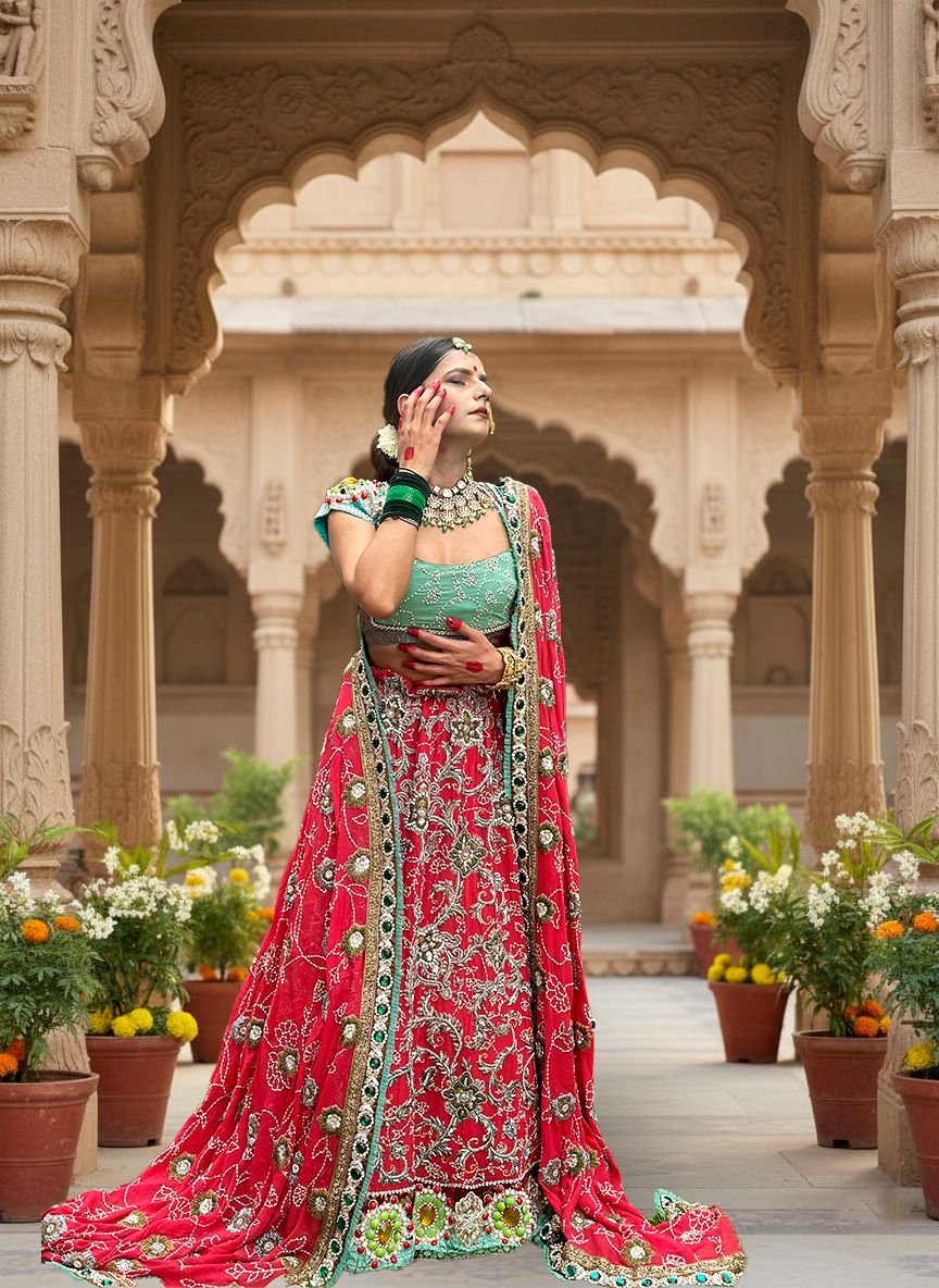 Royal Red Lehenga